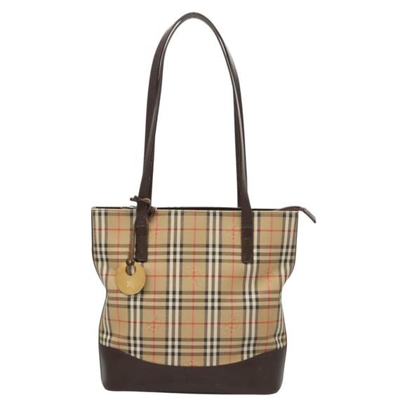 Burberry Nova Check Beige Canvas shoulder - Picture 1 of 10